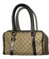 GUCCI (グッチ) キャンバスミニボストンバッグ ベージュ：17000円