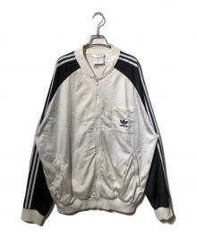 adidas（アディダス）の古着「トラックジャケット」｜ホワイト×ブラック