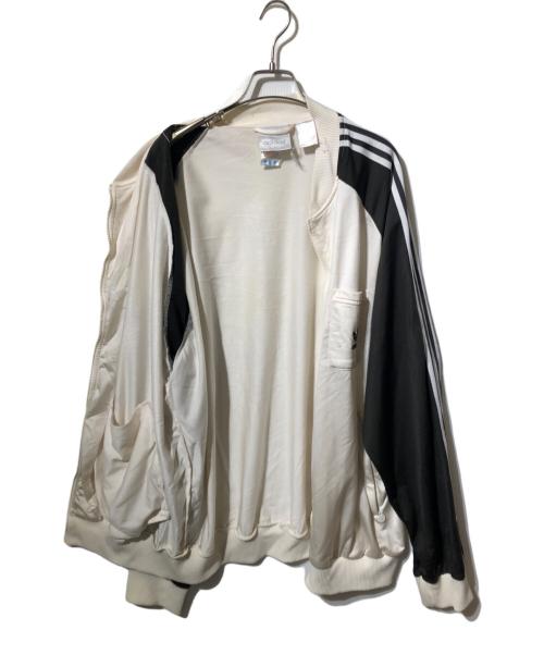 adidas（アディダス）adidas (アディダス) トラックジャケット ホワイト×ブラック サイズ:ＸＬの古着・服飾アイテム