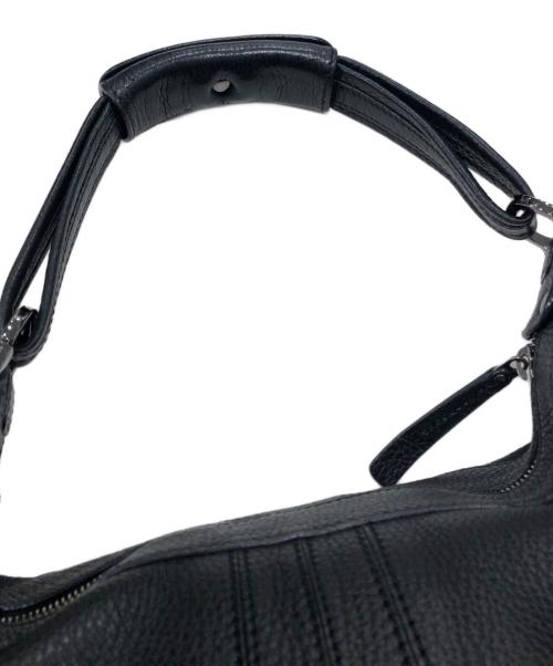 TOD'S（トッズ）TOD'S (トッズ) ドライビング レザー ハンドバッグ ブラックの古着・服飾アイテム