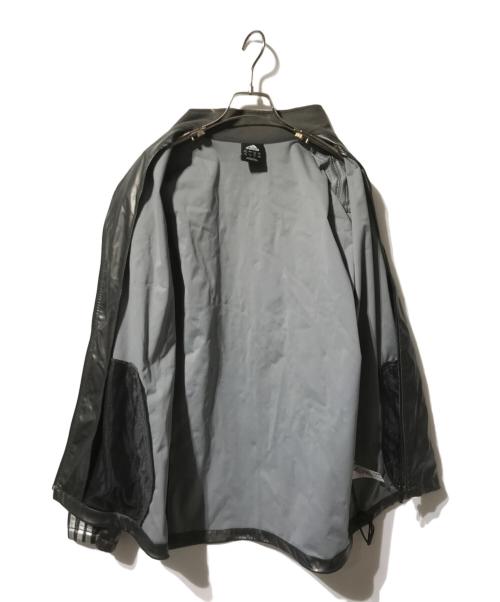 adidas（アディダス）adidas (アディダス) PUレザー調トラックジャケット/ナイロンジャケット ブラック サイズ:Ｌの古着・服飾アイテム