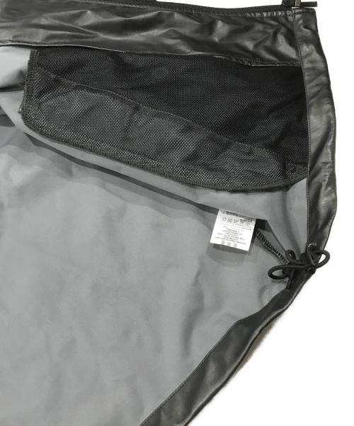 adidas（アディダス）adidas (アディダス) PUレザー調トラックジャケット/ナイロンジャケット ブラック サイズ:Ｌの古着・服飾アイテム