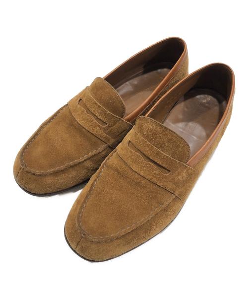 J.M.WESTON（ジェイエムウエストン）J.M.WESTON (ジェイエムウエストン) スウェードローファー ブラウン サイズ:6/Eの古着・服飾アイテム