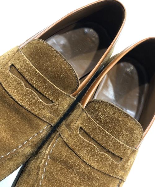 J.M.WESTON（ジェイエムウエストン）J.M.WESTON (ジェイエムウエストン) スウェードローファー ブラウン サイズ:6/Eの古着・服飾アイテム