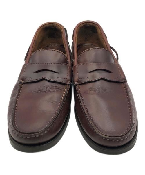 PARABOOT（パラブーツ）PARABOOT (パラブーツ) BEAMS (ビームス) レザーモカシンシューズ/デッキシューズ ブラウン サイズ:不明の古着・服飾アイテム