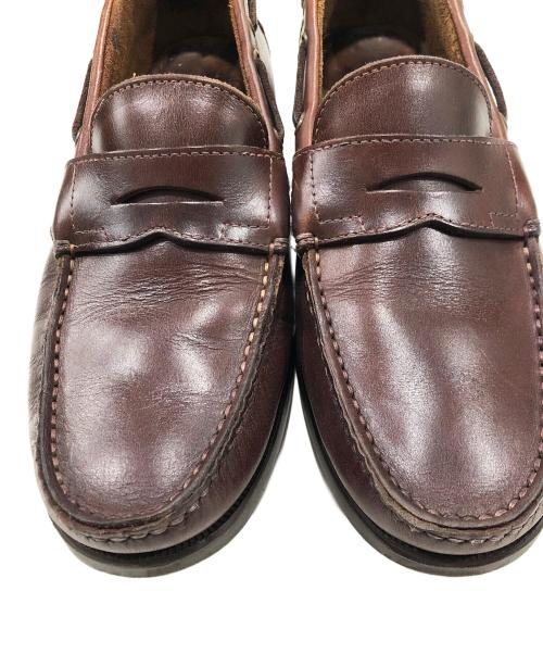 PARABOOT（パラブーツ）PARABOOT (パラブーツ) BEAMS (ビームス) レザーモカシンシューズ/デッキシューズ ブラウン サイズ:不明の古着・服飾アイテム