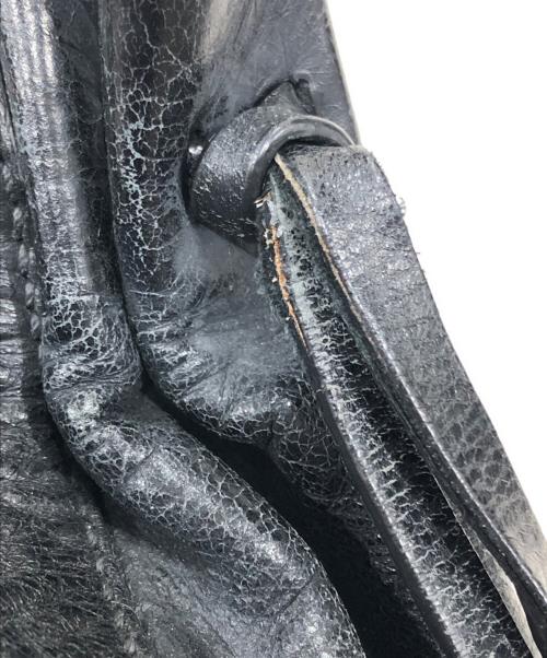 MIU MIU（ミュウミュウ）MIU MIU (ミュウミュウ) ヴィッテロ・ラックス レザー 2WAY ショルダーバッグ ブラックの古着・服飾アイテム