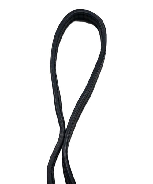 MIU MIU（ミュウミュウ）MIU MIU (ミュウミュウ) ヴィッテロ・ラックス レザー 2WAY ショルダーバッグ ブラックの古着・服飾アイテム