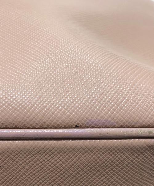 PRADA（プラダ）PRADA (プラダ) 2WAYレザーショルダーバッグ ピンクの古着・服飾アイテム