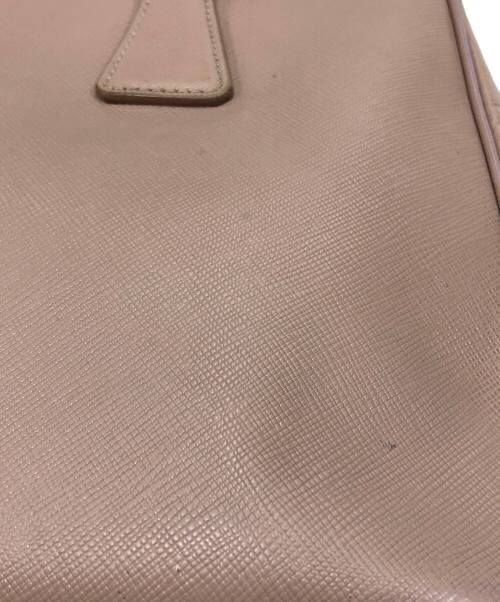 PRADA（プラダ）PRADA (プラダ) 2WAYレザーショルダーバッグ ピンクの古着・服飾アイテム