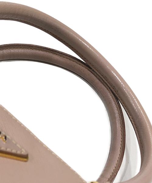 PRADA（プラダ）PRADA (プラダ) 2WAYレザーショルダーバッグ ピンクの古着・服飾アイテム