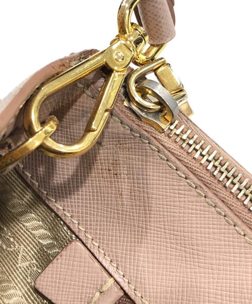 PRADA（プラダ）PRADA (プラダ) 2WAYレザーショルダーバッグ ピンクの古着・服飾アイテム