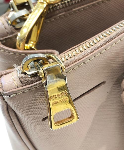 PRADA（プラダ）PRADA (プラダ) 2WAYレザーショルダーバッグ ピンクの古着・服飾アイテム