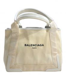 BALENCIAGA（バレンシアガ）の古着「ハンドバッグ/キャンバストートバッグ」｜ベージュ