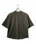 is-ness（イズネス）の古着「ステッチサークルラインカットソー/半袖シャツ」｜カーキ