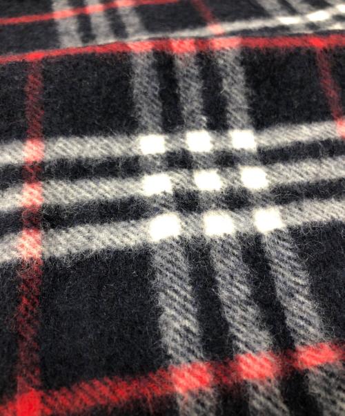 Burberry's（バーバリー）Burberry's (バーバリーズ) カシミヤノヴァチェックマフラー ネイビーの古着・服飾アイテム