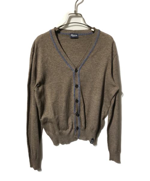 Drumohr（ドルモア）Drumohr (ドルモア) BEAMS F (ビームスエフ) カーディガン/ニットカーディガン ブラウン サイズ:46の古着・服飾アイテム