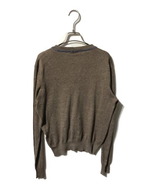 Drumohr（ドルモア）Drumohr (ドルモア) BEAMS F (ビームスエフ) カーディガン/ニットカーディガン ブラウン サイズ:46の古着・服飾アイテム