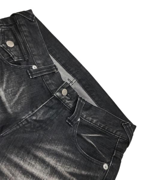 TORNADO MART（トルネードマート）TORNADO MART (トルネードマート) フレアデニムパンツ ブラック サイズ:Lの古着・服飾アイテム