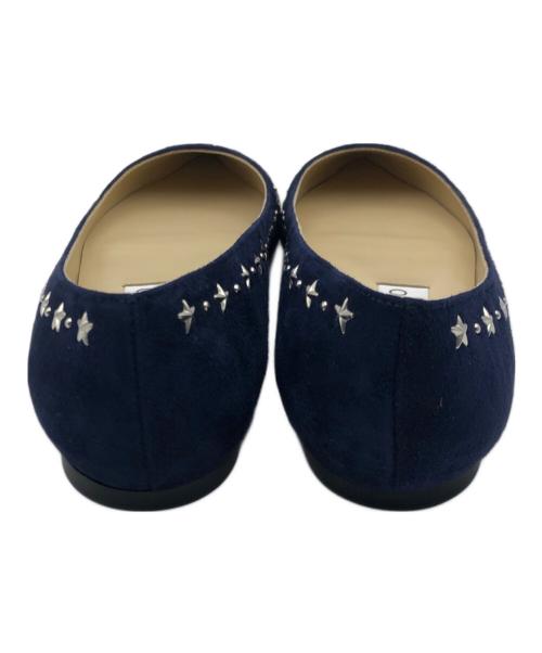 JIMMY CHOO（ジミーチュウ）JIMMY CHOO (ジミーチュウ) 星スタッズパンプス ネイビー サイズ:35.5の古着・服飾アイテム