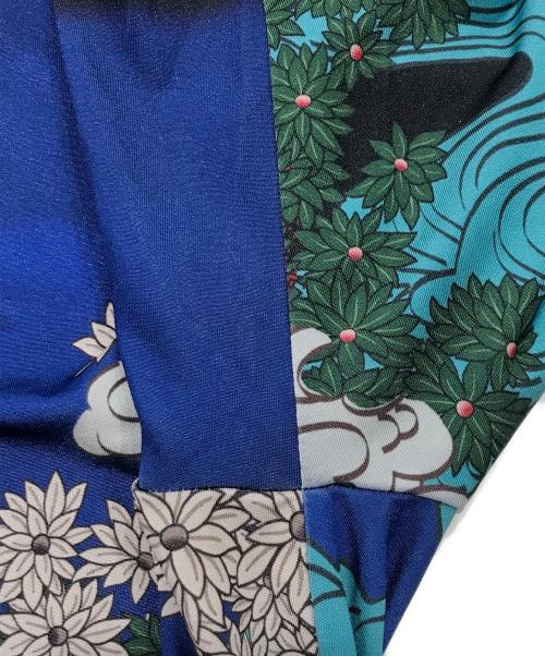 MUKZIN（ムクジン）MUKZIN (ムクジン) 総柄長袖カットソー／バックボタンカットソー マルチカラー サイズ:Lの古着・服飾アイテム