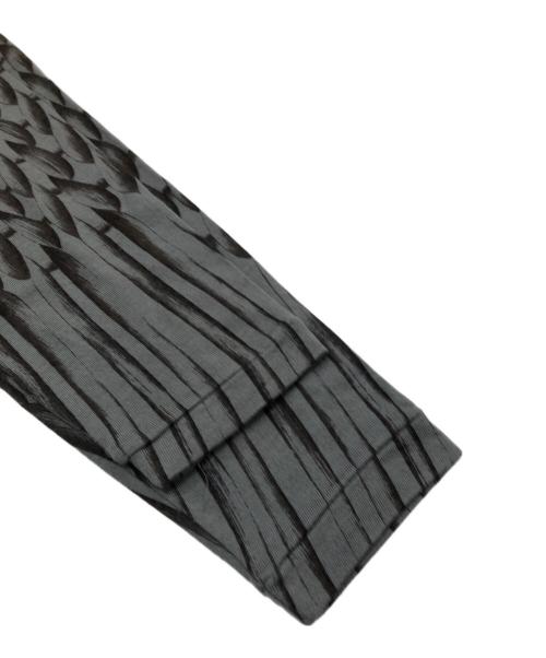 ISSEY MIYAKE（イッセイミヤケ）ISSEY MIYAKE (イッセイミヤケ) 80`s総柄カットソー グレー サイズ:Mの古着・服飾アイテム