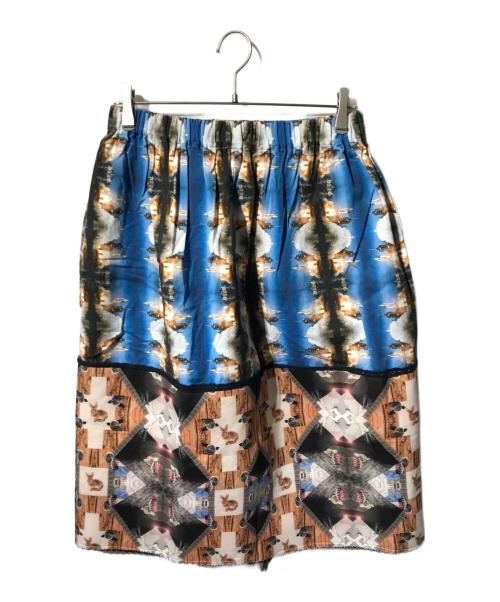 TATA CHRISTIANE（タタ・クリスティアン）TATA CHRISTIANE (タタ・クリスティアン) 転写プリントスカート マルチカラー サイズ:freeの古着・服飾アイテム