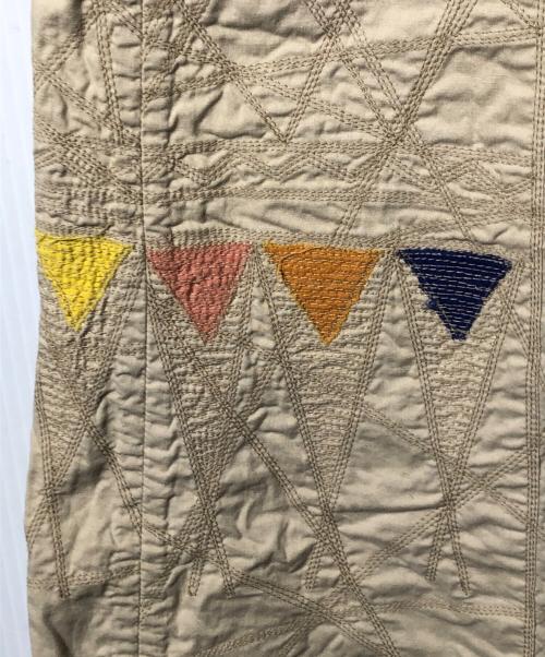 HaaT（ハート）Haat (ハート) 総柄刺繍スカート ベージュ サイズ:2の古着・服飾アイテム