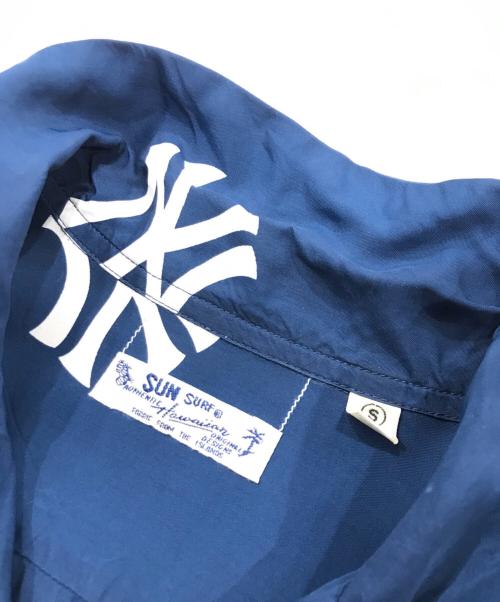Sun Surf（サンサーフ）Sun Surf (サンサーフ) 総柄アロハシャツ/半袖シャツ ネイビー サイズ:Sの古着・服飾アイテム