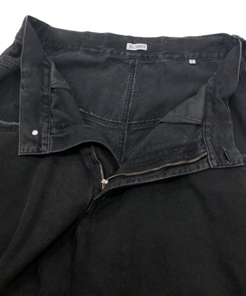 WILLY CHAVARRIA（ウィリーチャバリア）WILLY CHAVARRIA (ウィリーチャバリア) DENIM LAYERED PANTS ブラック サイズ:Lの古着・服飾アイテム