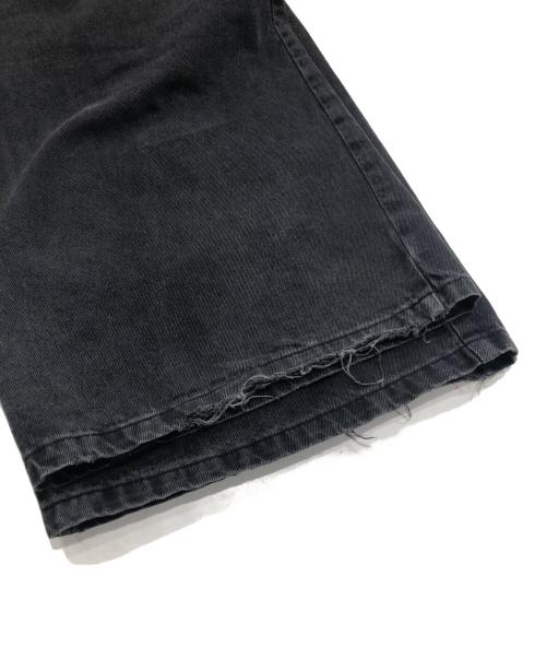 WILLY CHAVARRIA（ウィリーチャバリア）WILLY CHAVARRIA (ウィリーチャバリア) DENIM LAYERED PANTS ブラック サイズ:Lの古着・服飾アイテム