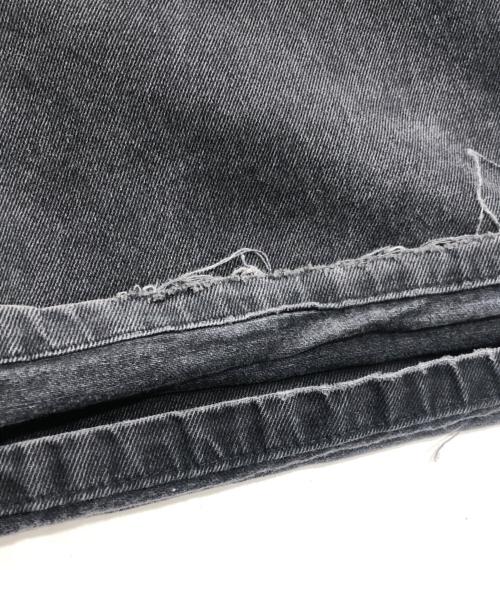 WILLY CHAVARRIA（ウィリーチャバリア）WILLY CHAVARRIA (ウィリーチャバリア) DENIM LAYERED PANTS ブラック サイズ:Lの古着・服飾アイテム