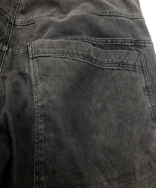 WILLY CHAVARRIA（ウィリーチャバリア）WILLY CHAVARRIA (ウィリーチャバリア) DENIM LAYERED PANTS ブラック サイズ:Lの古着・服飾アイテム