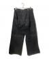 WILLY CHAVARRIA (ウィリーチャバリア) DENIM LAYERED PANTS ブラック サイズ:L：8000円