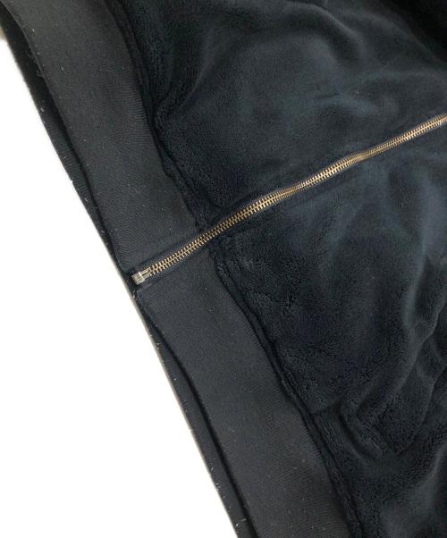 WILLY CHAVARRIA（ウィリーチャバリア）WILLY CHAVARRIA (ウィリーチャバリア) フリースMA-1ジャケット ブラック サイズ:XLの古着・服飾アイテム