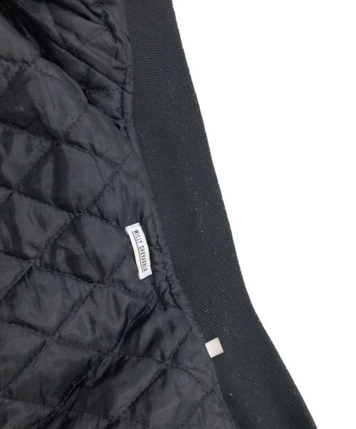 WILLY CHAVARRIA（ウィリーチャバリア）WILLY CHAVARRIA (ウィリーチャバリア) フリースMA-1ジャケット ブラック サイズ:XLの古着・服飾アイテム