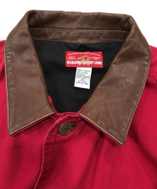 MARLBORO COUNTRY STORE（マルボロカントリーストア）MARLBORO COUNTRY STORE (マルボロカントリーストア) ハンティングジャケット/ハンティングコート レッド サイズ:ＸＬの古着・服飾アイテム