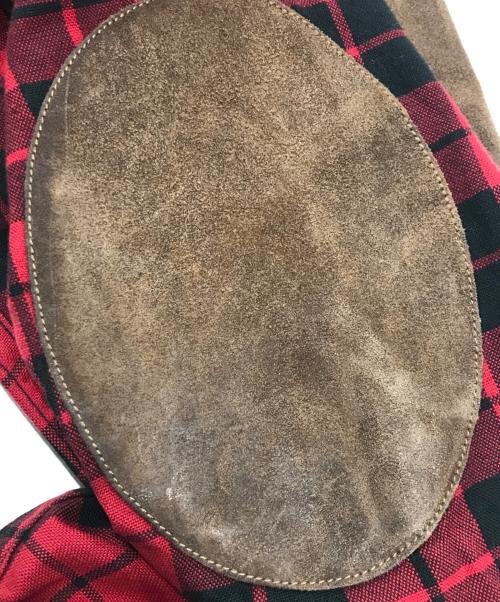 POLO RALPH LAUREN（ポロ・ラルフローレン）POLO RALPH LAUREN (ポロ・ラルフローレン) エルボーパッチチェックシャツ レッド サイズ:Lの古着・服飾アイテム