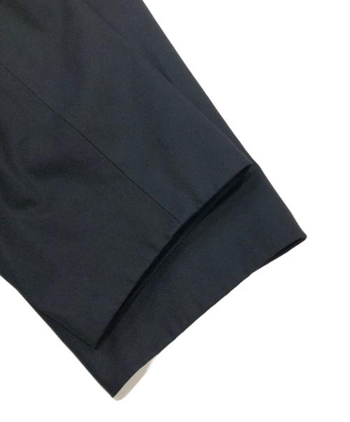 My Beautiful Landlet（マイビューティフルランドレット）My Beautiful Landlet (マイビューティフルランドレット) ギャバジンリバーシブルノーカラーコート ブラック サイズ:1の古着・服飾アイテム