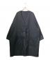 My Beautiful Landlet（マイビューティフルランドレット）の古着「ギャバジンリバーシブルノーカラーコート」｜ブラック