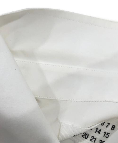 Maison Margiela（メゾンマルジェラ）Maison Margiela (メゾンマルジェラ) ニットレイヤードシャツワンピース ホワイト サイズ:XXSの古着・服飾アイテム