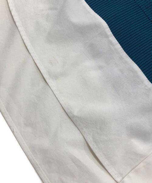 Maison Margiela（メゾンマルジェラ）Maison Margiela (メゾンマルジェラ) ニットレイヤードシャツワンピース ホワイト サイズ:XXSの古着・服飾アイテム