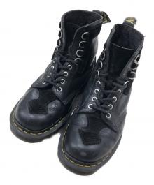 Dr.Martens（ドクターマーチン）の古着「1460 PASCAL APLQ 8ホールブーツ」｜ブラック
