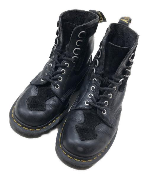 Dr.Martens（ドクターマーチン）Dr.Martens (ドクターマーチン) 1460 PASCAL APLQ 8ホールブーツ ブラック サイズ:6の古着・服飾アイテム