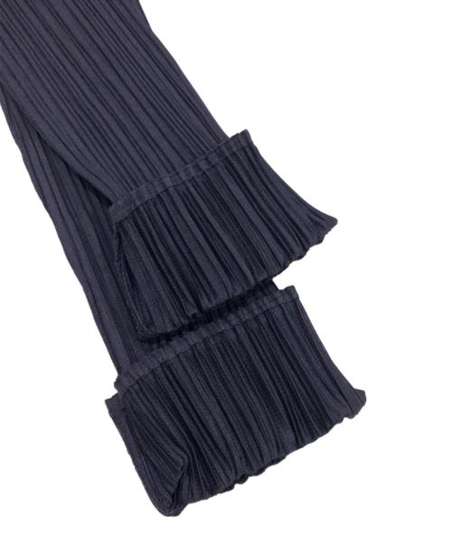 PLEATS PLEASE（プリーツプリーズ）PLEATS PLEASE (プリーツプリーズ) ダブルジップアッププリーツジャケット パープル サイズ:3の古着・服飾アイテム