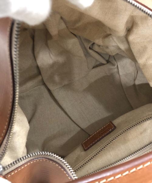 Daniel&Bob（ダニエル＆ボブ）Daniel&Bob (ダニエル＆ボブ) キャンバスワンショルダーバッグ ブラウン×ベージュの古着・服飾アイテム