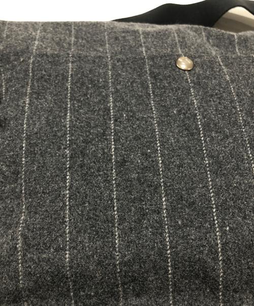 SCYE（サイ）SCYE (サイ) ウールサッチェルバッグ グレーの古着・服飾アイテム