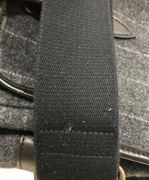 SCYE（サイ）SCYE (サイ) ウールサッチェルバッグ グレーの古着・服飾アイテム