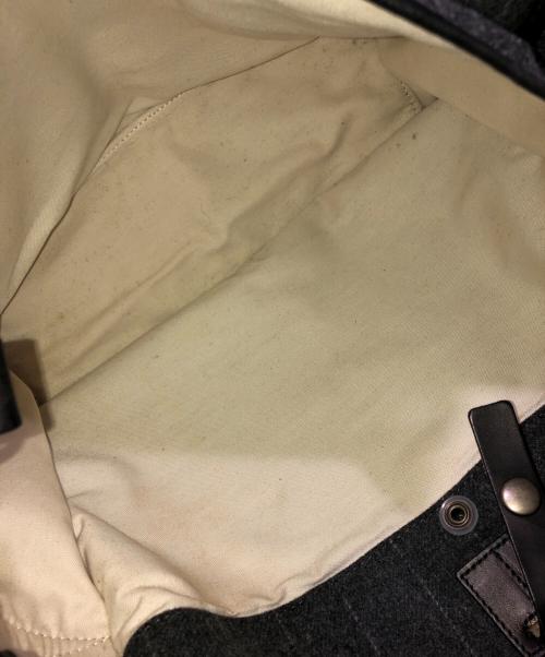 SCYE（サイ）SCYE (サイ) ウールサッチェルバッグ グレーの古着・服飾アイテム