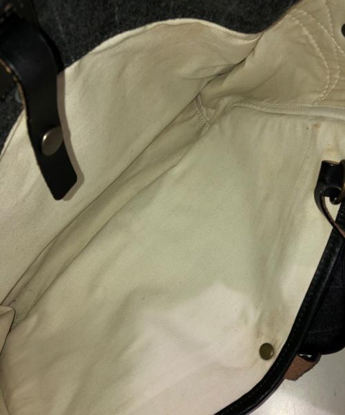 SCYE（サイ）SCYE (サイ) ウールサッチェルバッグ グレーの古着・服飾アイテム